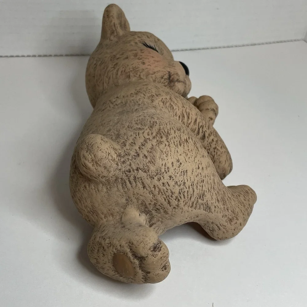 VTG Bear Ceramic Shelf Teddy Bear  Sitter  8.5